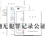 無(wú)犯罪記錄公證